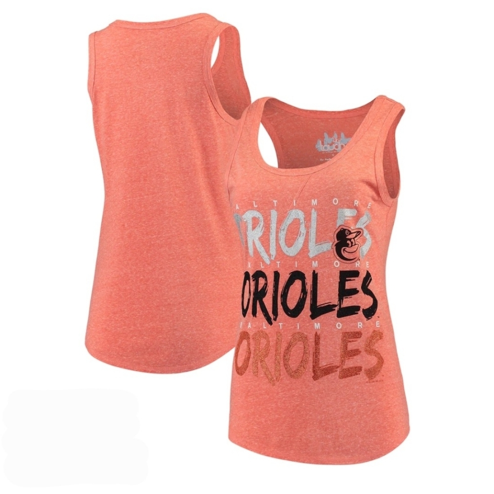Touch by Alyssa Milano | Orange Baltimore Orioles Tri-Blend Tank Top